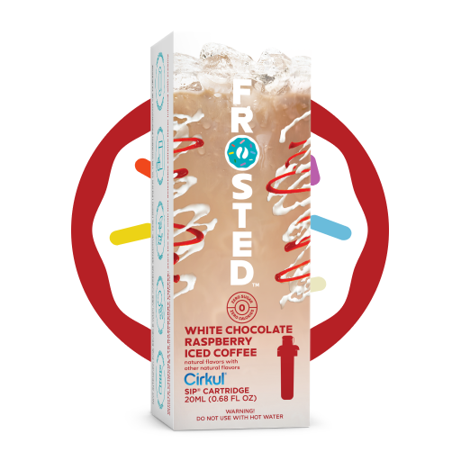 Frosted White Chocolate Raspberry Iced Coffee | Modern Pick