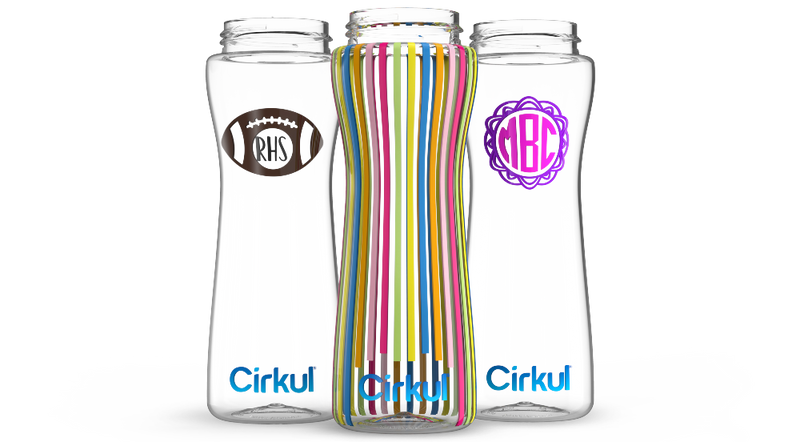 Custom 22oz. Plastic Bottle & Comfort Grip Lid | Modern Pick
