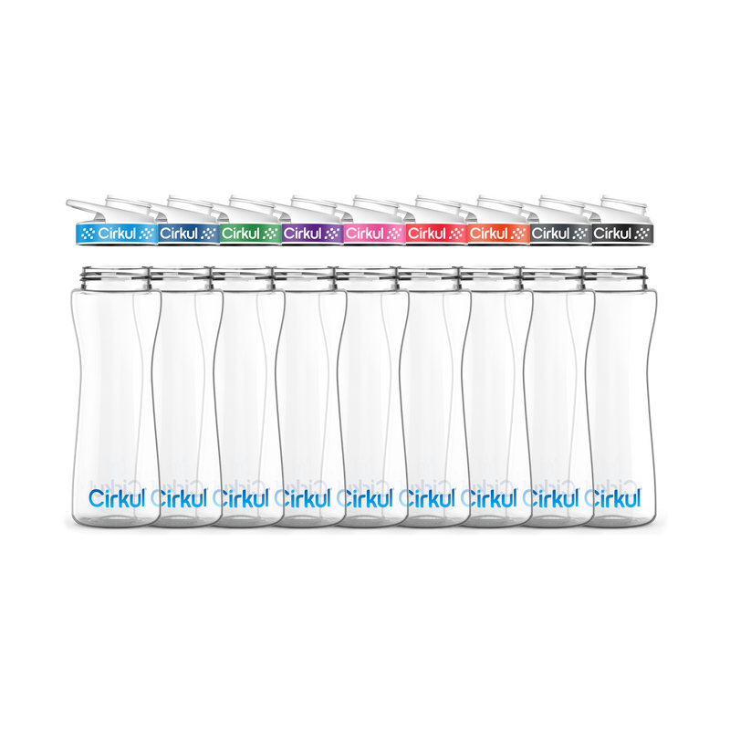 22oz. Plastic Bottle & Comfort Grip Lid | Easy Series