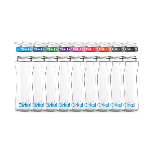 22oz. Plastic Bottle & Comfort Grip Lid | Easy Series
