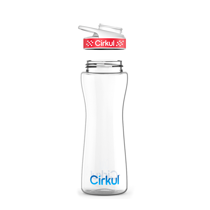 22oz. Plastic Bottle & Comfort Grip Lid | Easy Series