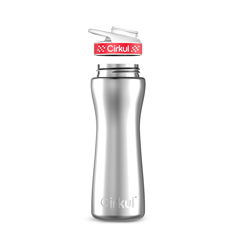 22oz. Stainless Steel Bottle & Comfort Grip Lid | Studio Pick