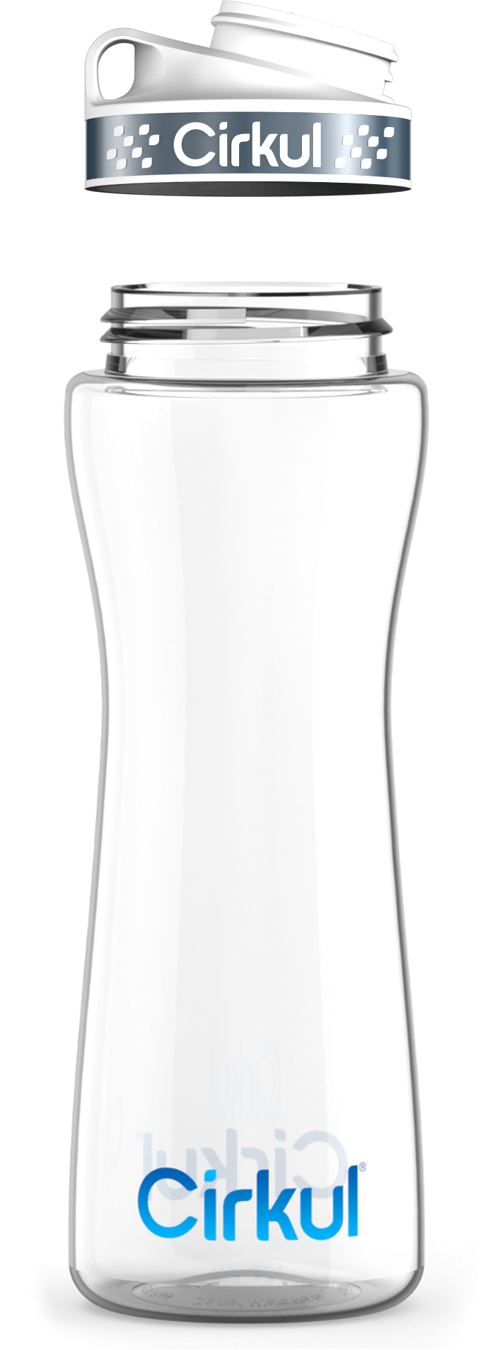 Custom 22oz. Plastic Bottle & Comfort Grip Lid | Modern Pick