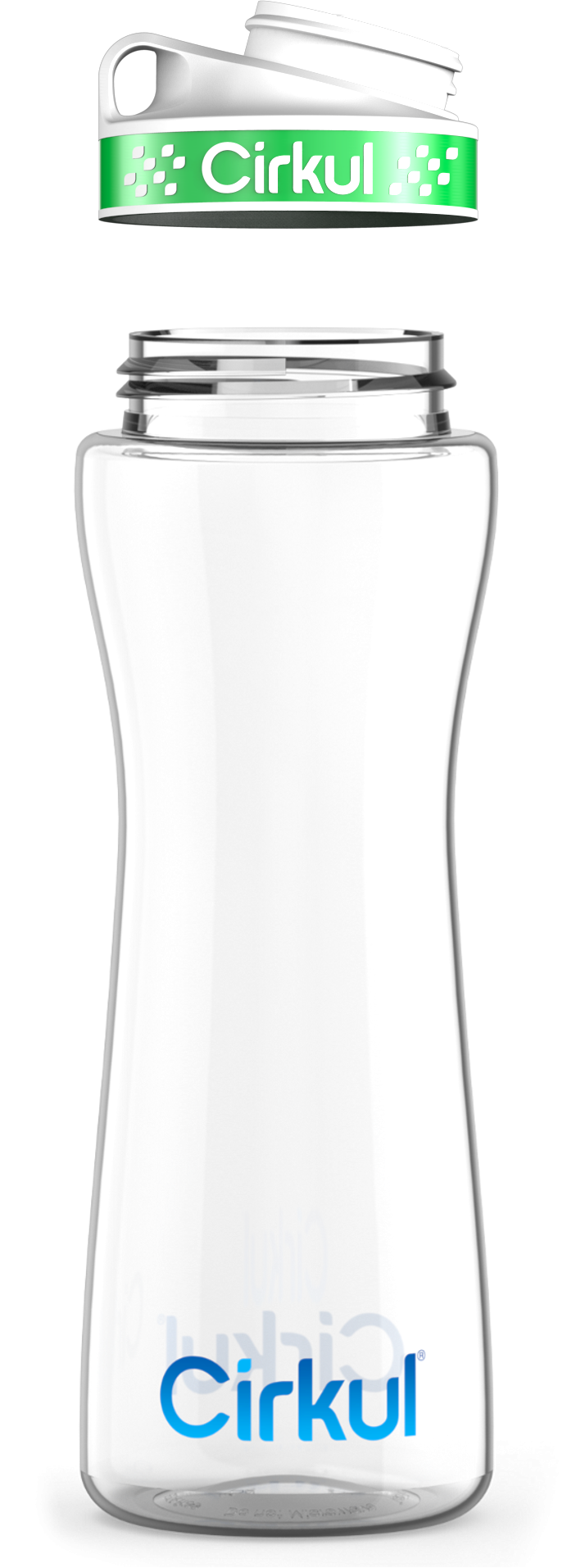 Custom 22oz. Plastic Bottle & Comfort Grip Lid | Modern Pick