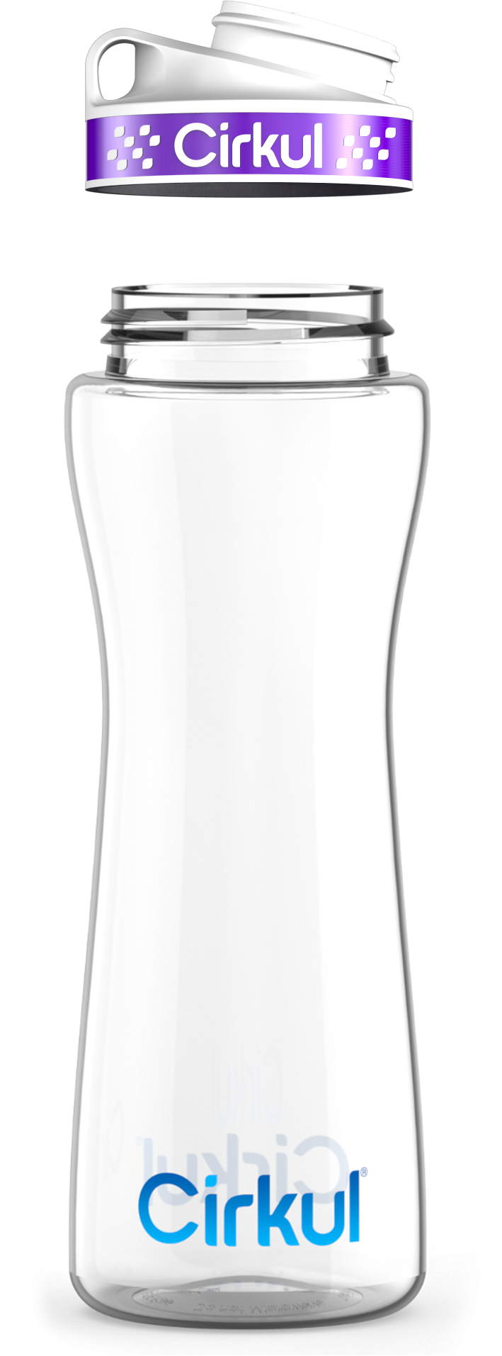 Custom 22oz. Plastic Bottle & Comfort Grip Lid | Modern Pick