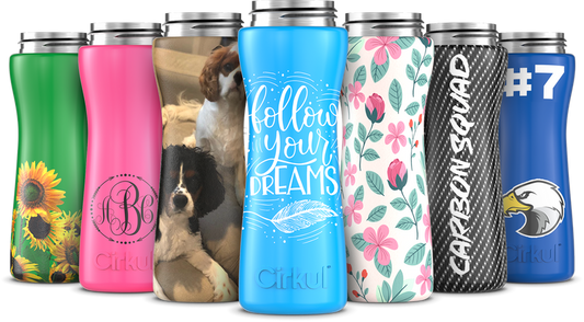 Custom 22oz. Stainless Steel Bottle & Comfort Grip Lid | Soft Select